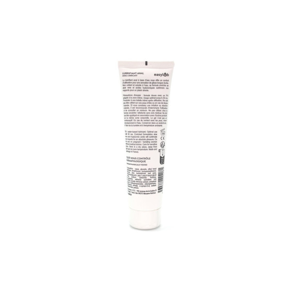 Lubrifiant anal à base d'eau 100 ml fabriqué en France 